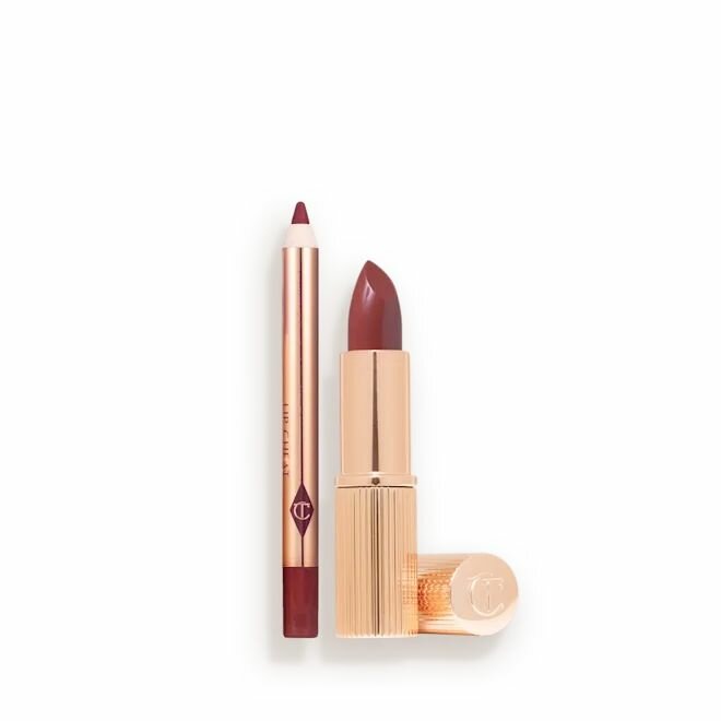 Charlotte Tilbury Подарочный набор косметики для макияжа губ Pillow Talk Lip Kit (Pillow Talk Deep)