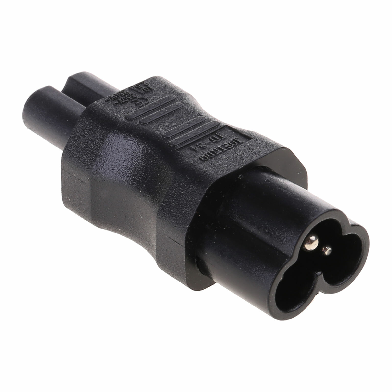 IEC 320 2-контактный C7 Женский до мужчин Cloverleaf Plug