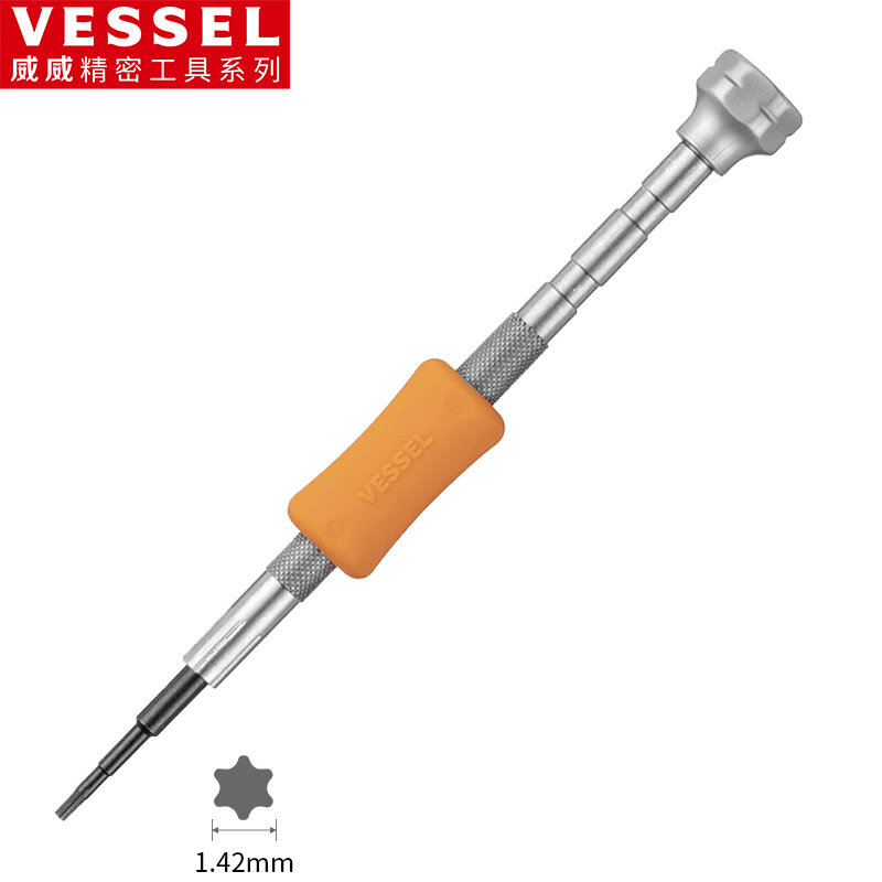 Прецизионная отвертка Torx T5 для ремонта телефона и компьютера, серия VESSEL TD-59