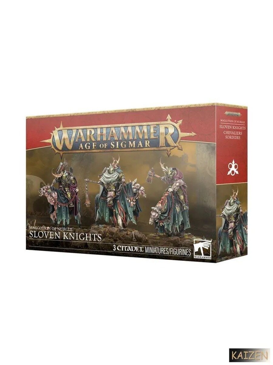Миниатюры Warhammer Age of Sigmar: Maggotkin of Nurgle: Sloven Knights