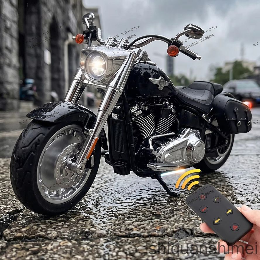 Remote Start Spray 1:6 Harley Davidson американский Ретро локомотива, Можно распылять, металлическая модель, Коллекционные предметы