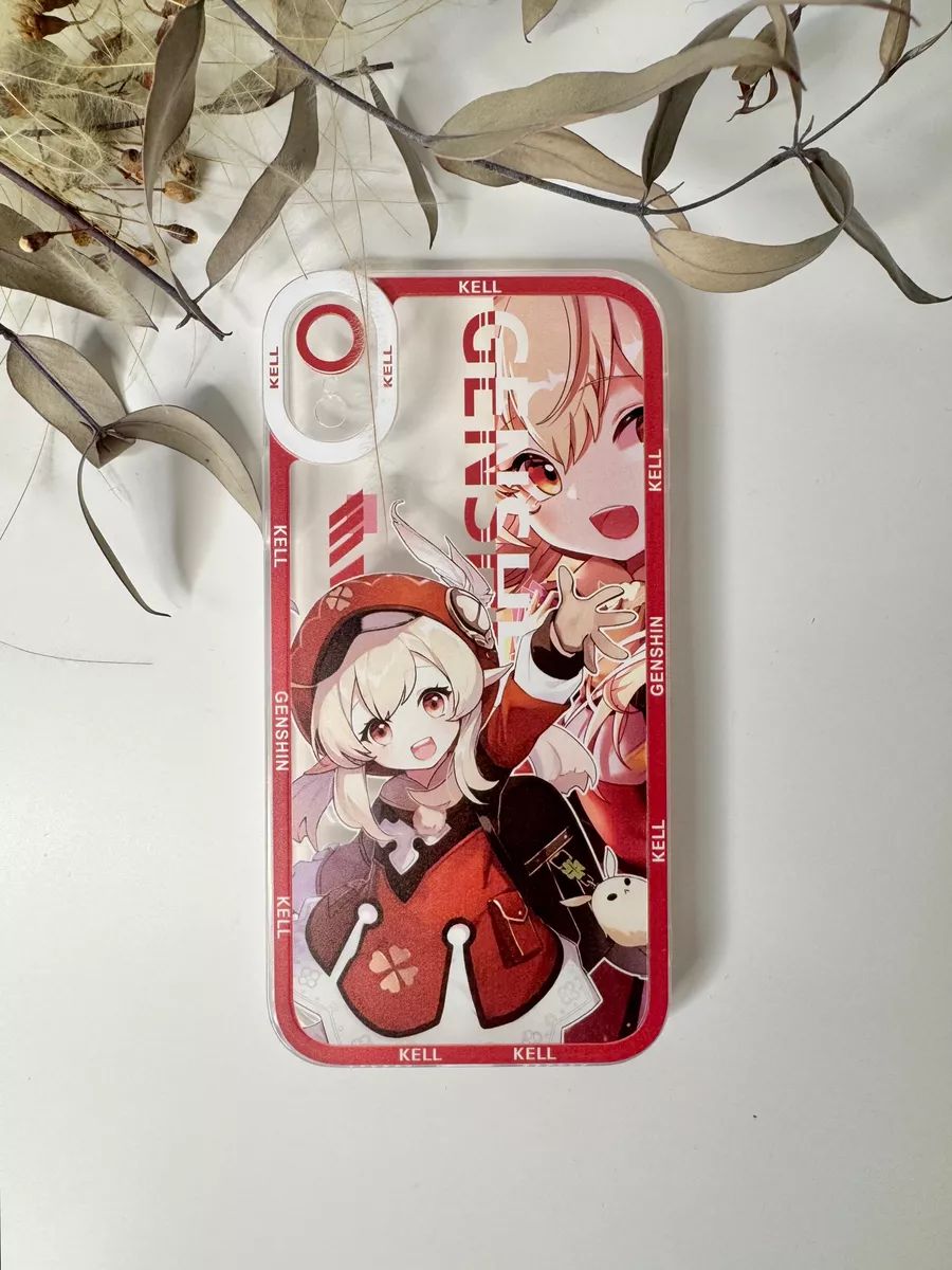 Чехол-Накладка Кли Геншин Импакт для смартфона Apple iPhone XR, материал силикон, защита камеры