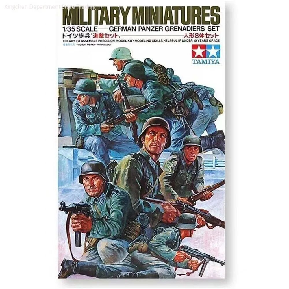 Тамия 35038 пластиковая сборочная модель 1/35 немецкий солдат тактической группы тяжелого вооружения пехоты