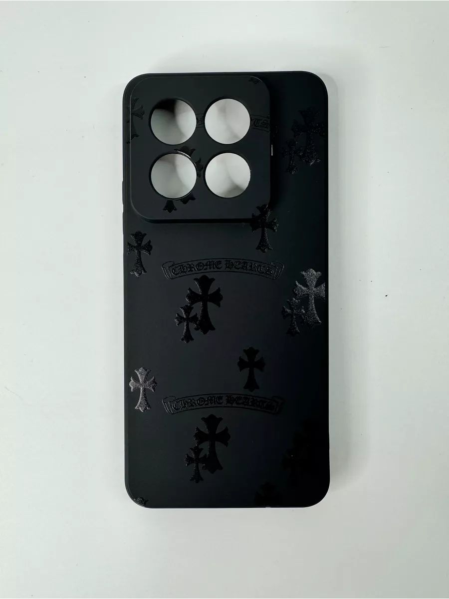Чехол-Накладка для смартфона Xiaomi 14 Pro, материал силикон, цвет черный