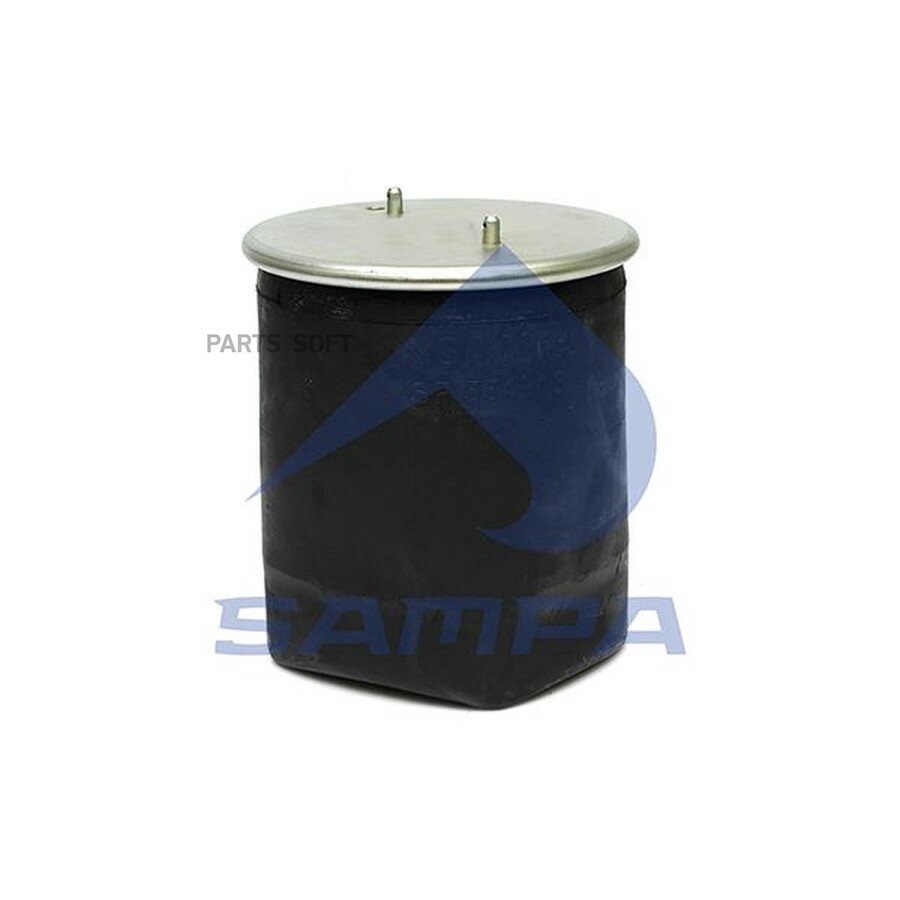 SAMPA SP554913 SP 554913 пневмоподушка без стакана ! h485 2шп. d12. 1отв. штуц. M16. Н: 1отв. \Scania