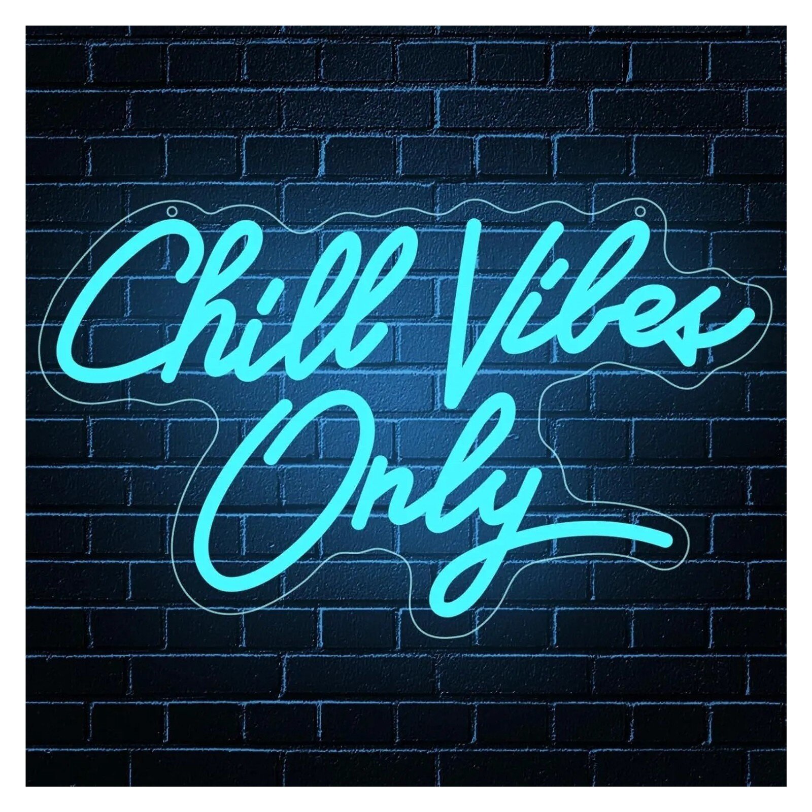 Светодиодная Неоновая Вывеска Только Chill Vibes 40x24cm