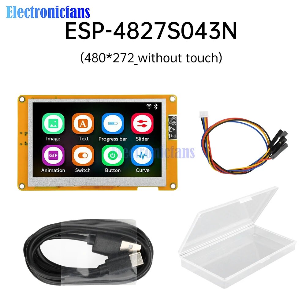 ESP32-S3 4.3" экран 480x272, цвет A