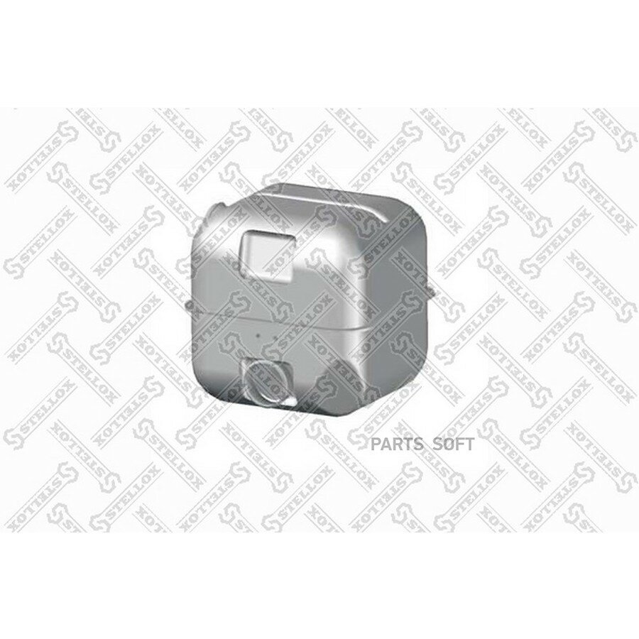 STELLOX 8203016SX 82-03016-SX резонатор(бочка) глушителя ! Евро 3 прямоугольный \Scania 94/114/124/144