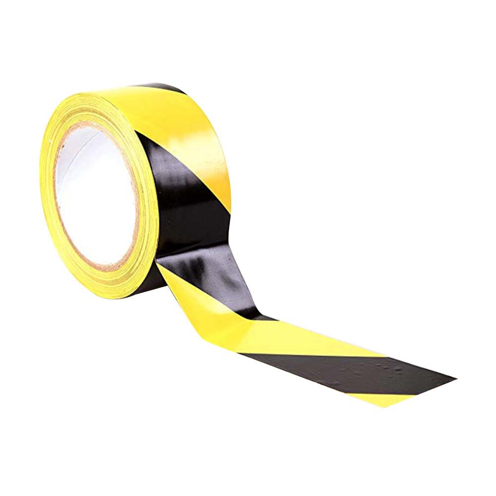 Желто-Черный Самоклеящийся Предупреждающий Тape Из Пвх 50Mm X 33M