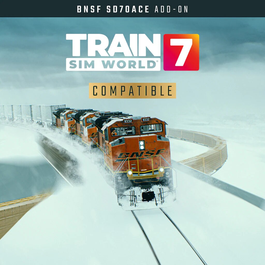 Дополнение Train Sim World 7: BNSF SD70ACe Add-On, цифровое издание PlayStation 5, регион Индия / код пополнения баланса
