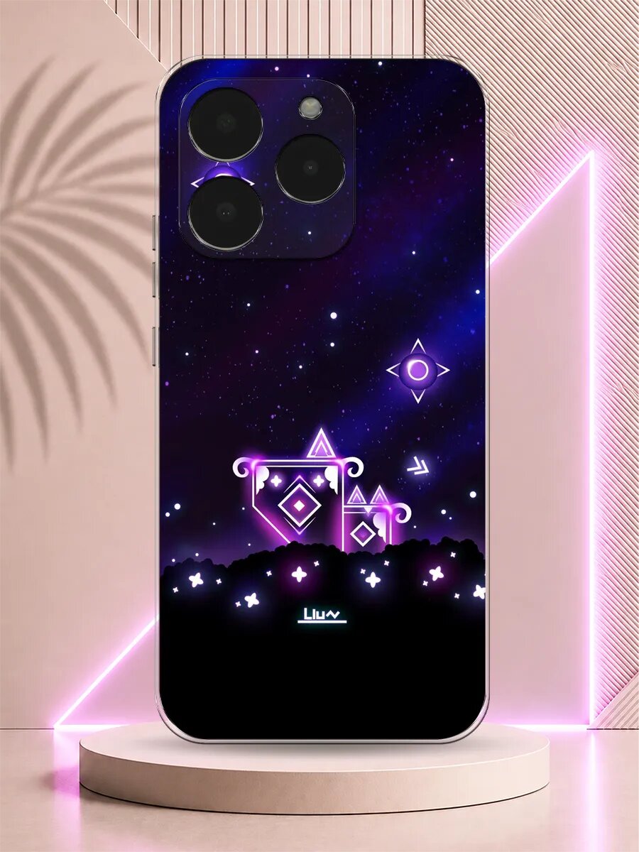 Чехол на Realme 15T Geometry Dash