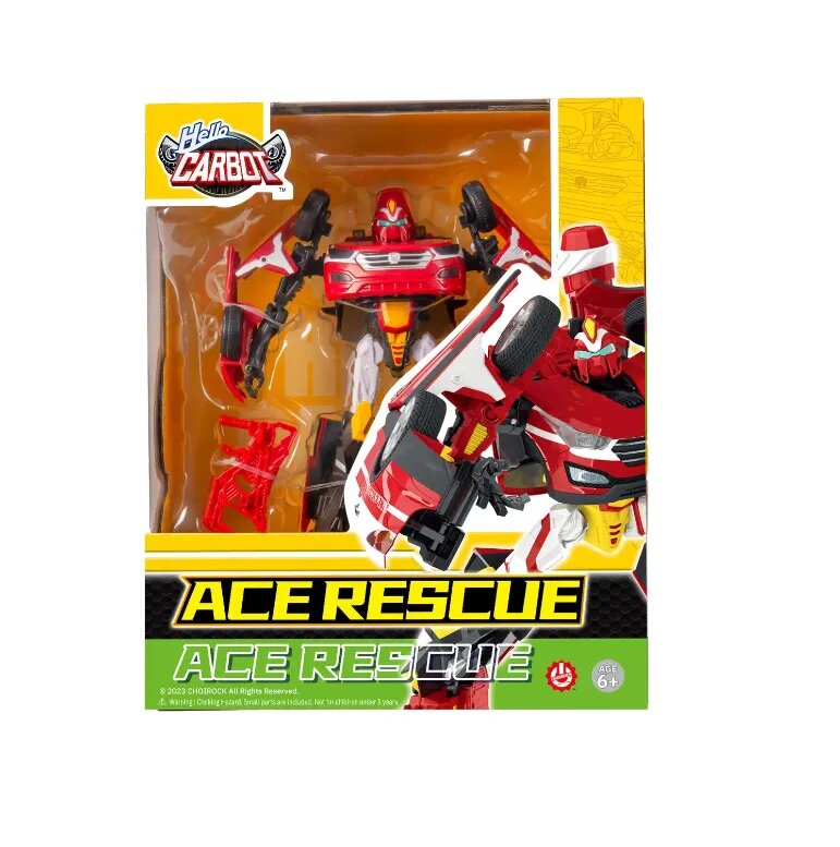 Карбот. Ace Rescue X трансформер Мини 16 см, S9. Hello Carbot, 73365
