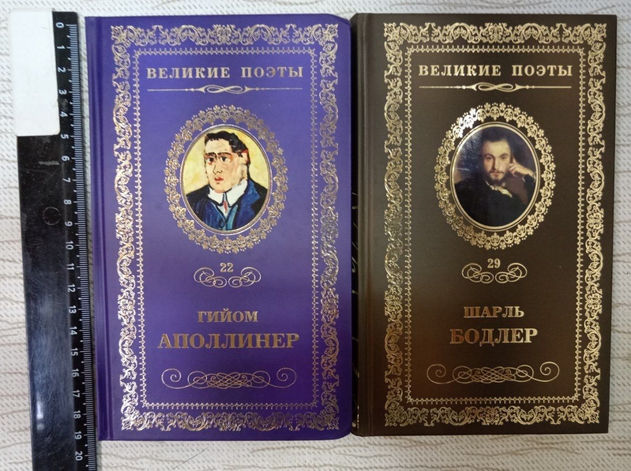 Серия Великие поэты: Гийом Аполлинер + Шарль Бодлер комплект из 2 книг
