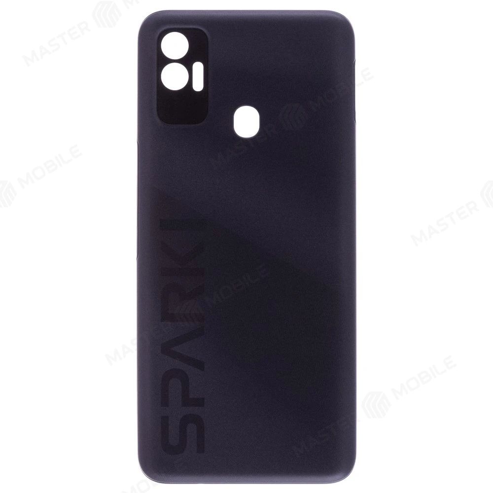 Задняя крышка для Tecno Spark 7 (KF6N) (черный)