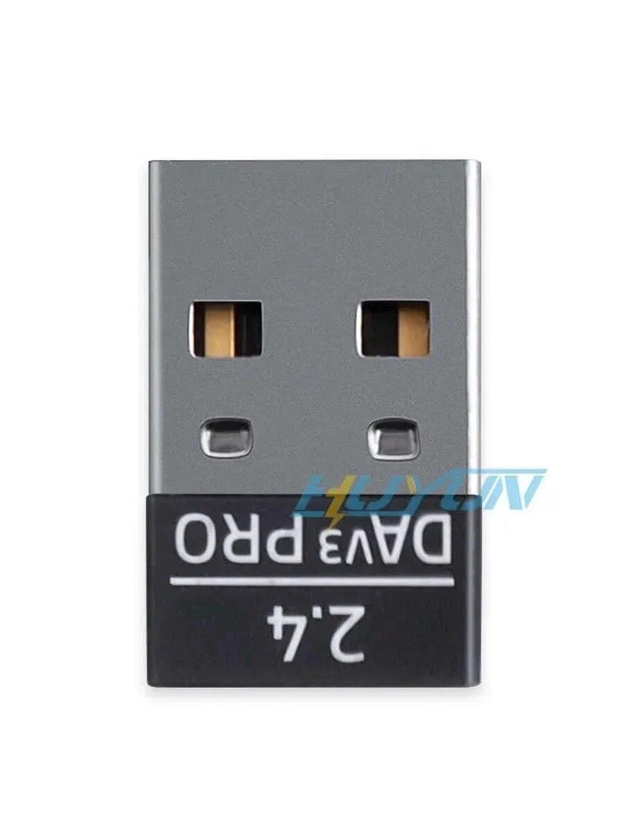 1 шт черный USB Dongle приемник для Razer DeathAdder V3 Pro беспроводной игровой мыши USB адаптер