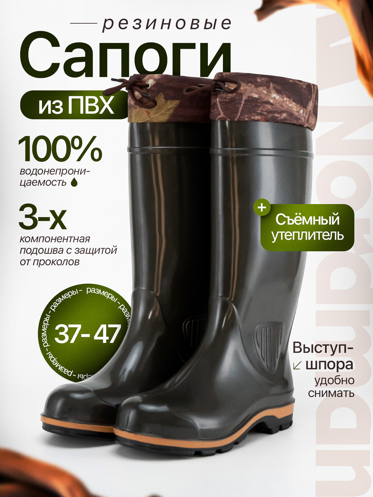 Сапоги резиновые Nordman