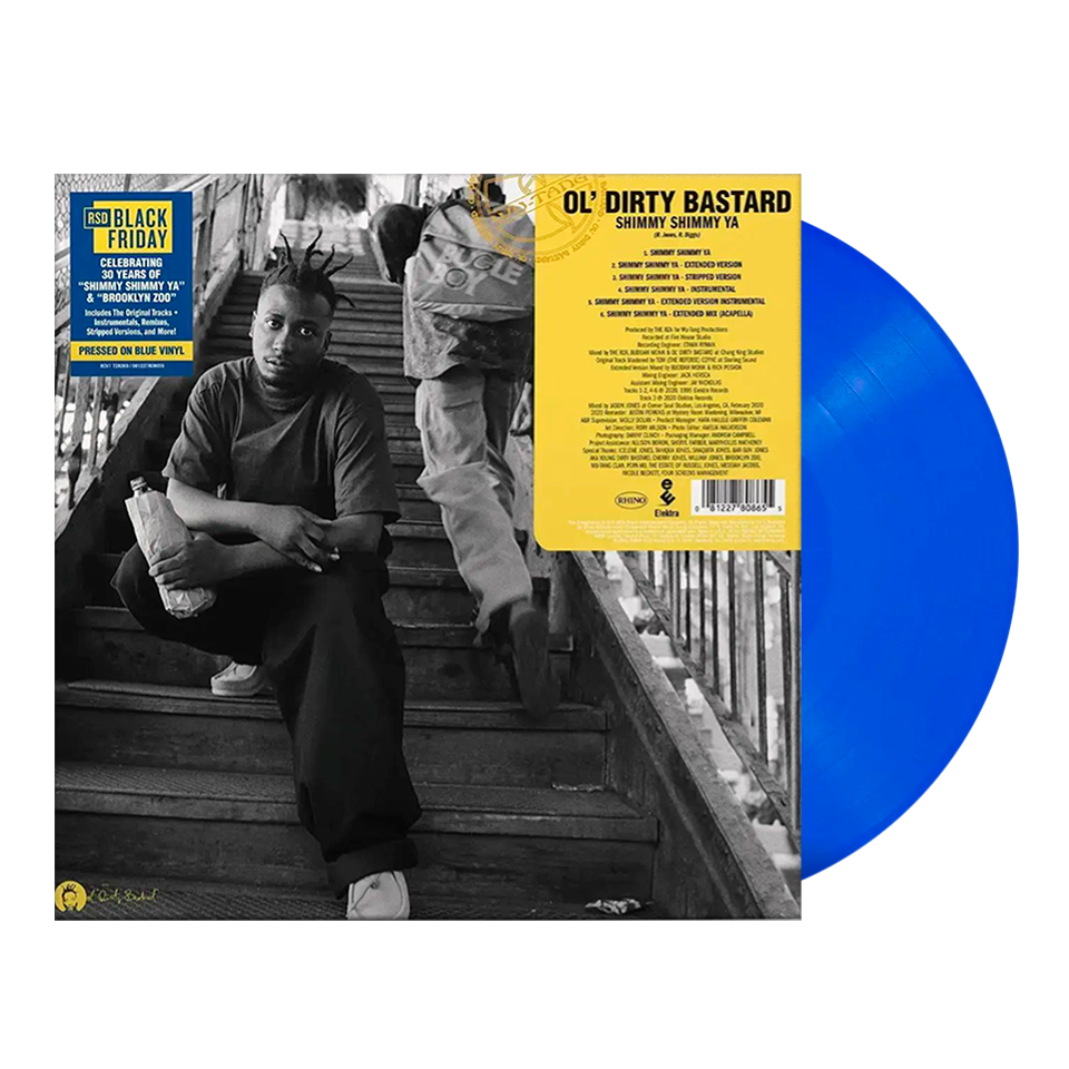 Виниловая пластинка Ol' Dirty Bastard - Shimmy Shimmy Ya / Brooklyn Zoo (Blue Vinyl, LP)