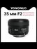 Объектив 35mm F2.0 с байонетом Nikon F, черный, без стабилизатора