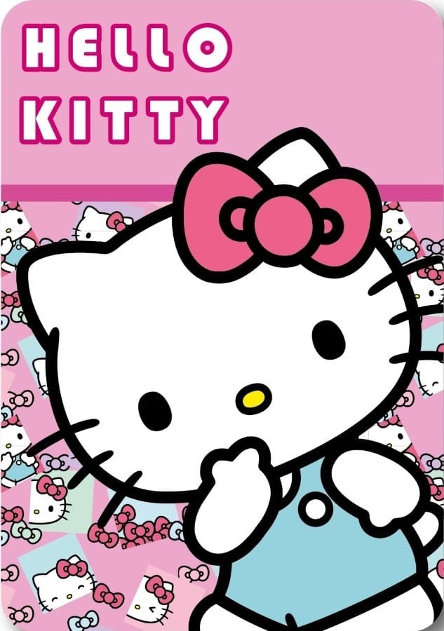 Плед Faro Hello Kitty, розовый, 100x140 см