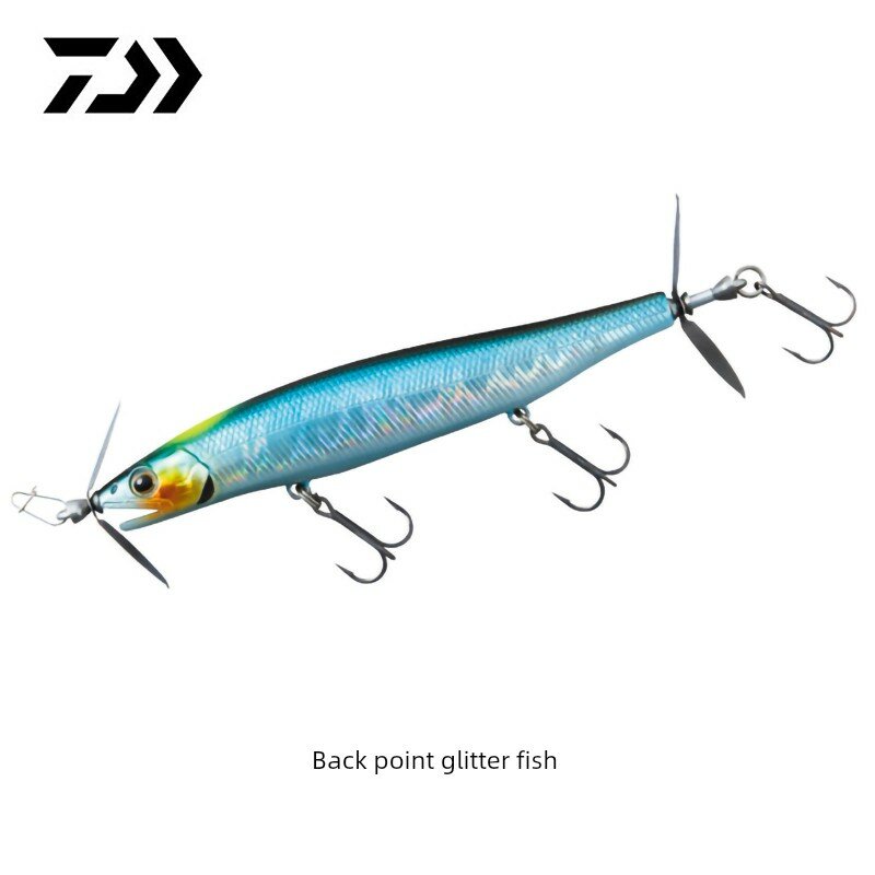 DAIWA GUSTNADO 70S 5,5 г Двухконтурная приманка с пятнами на спине мерцающей рыбы для ловли форели