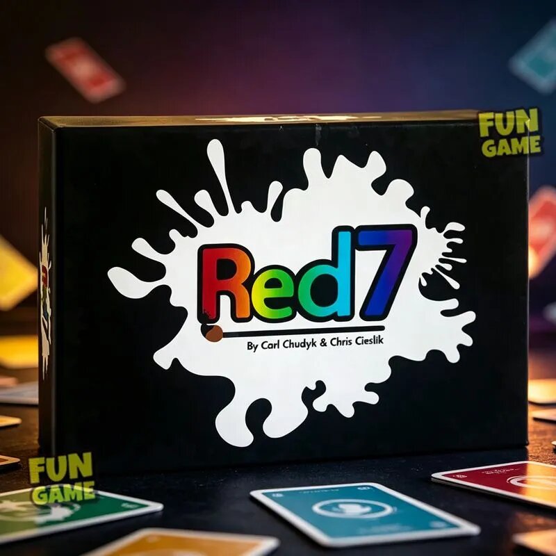 Настольная Игра Red7 (Красный 7) Динамичная Карточная Стратегия Для 2-4 Игроков, От 10 Лет