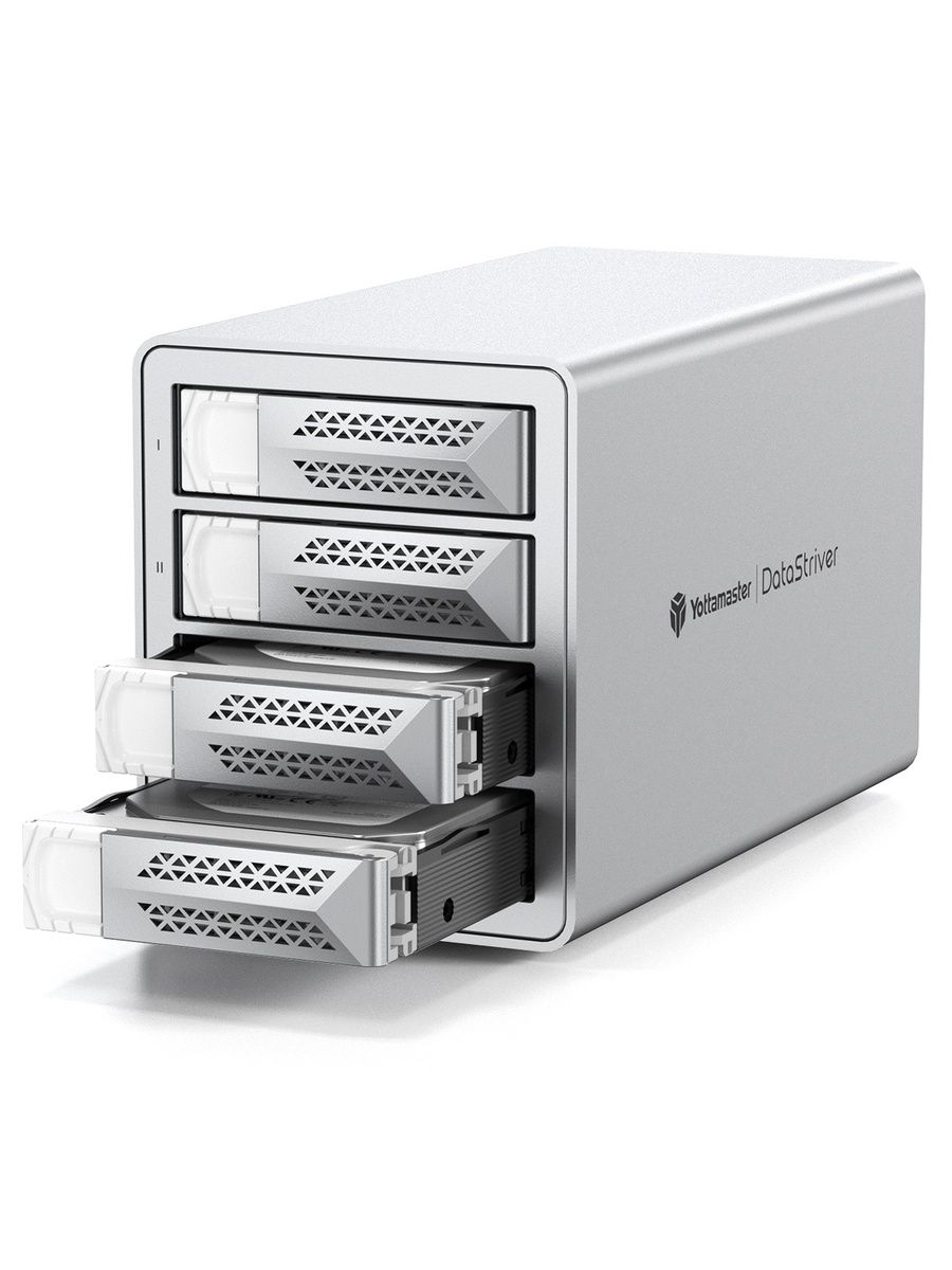 Внешний массив 4 бай VN400C3 USB 3.0 поддержка до 96 ТБ (4x24TB) с Daisy Chain до 288 ТБ и скоростью 10 Гбит/с