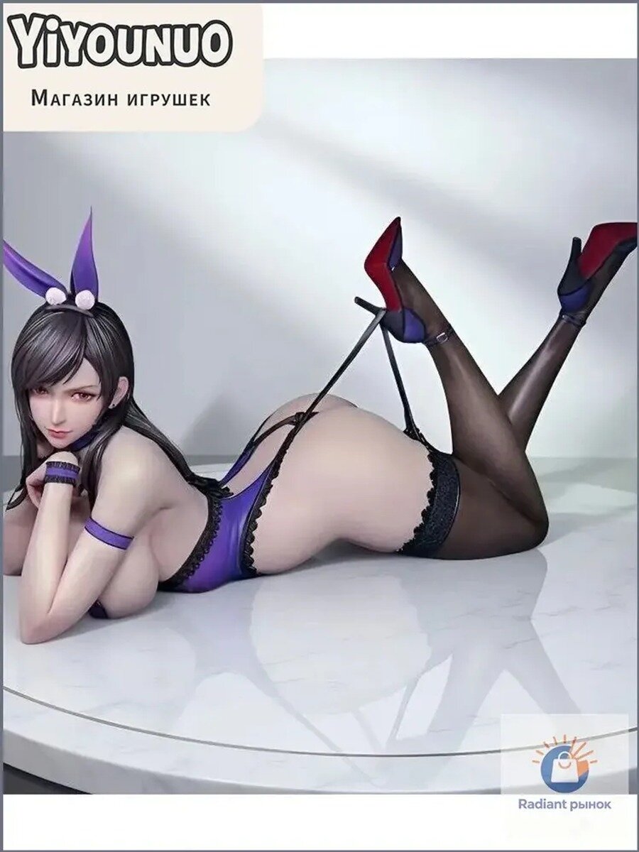 Фигурка Тифа Локхарт в костюме Bunny Girl коллекционная аниме статуэтка PVC