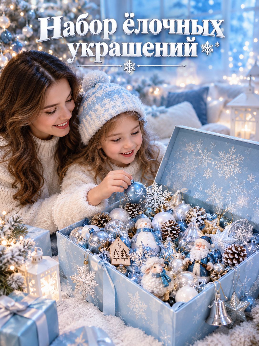 Набор подвесок для Рождественской елки