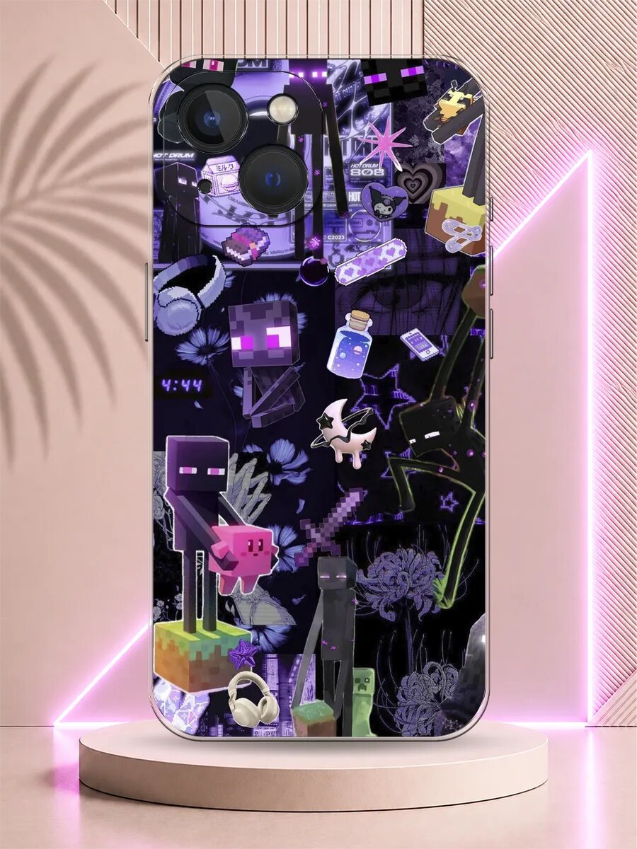 Чехол на iPhone 13 mini Маинкрафт