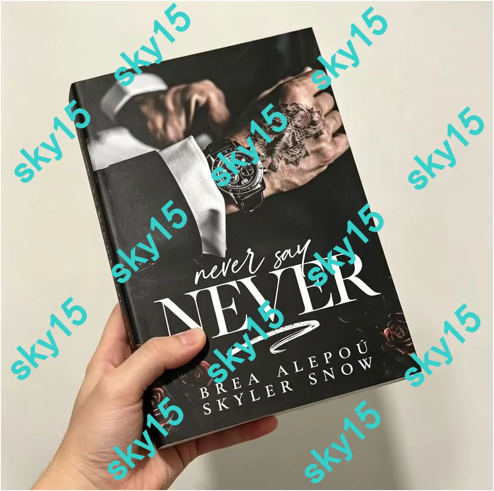 Never Say Never Brea Alepou Skyler Snow Dark Mafia MM Romance Paperback
