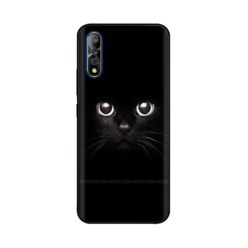 Чехол чехол для телефона для Vivo V17 Neo, мягкий силиконовый чехол из Черный, 00171, for Vivo 1907