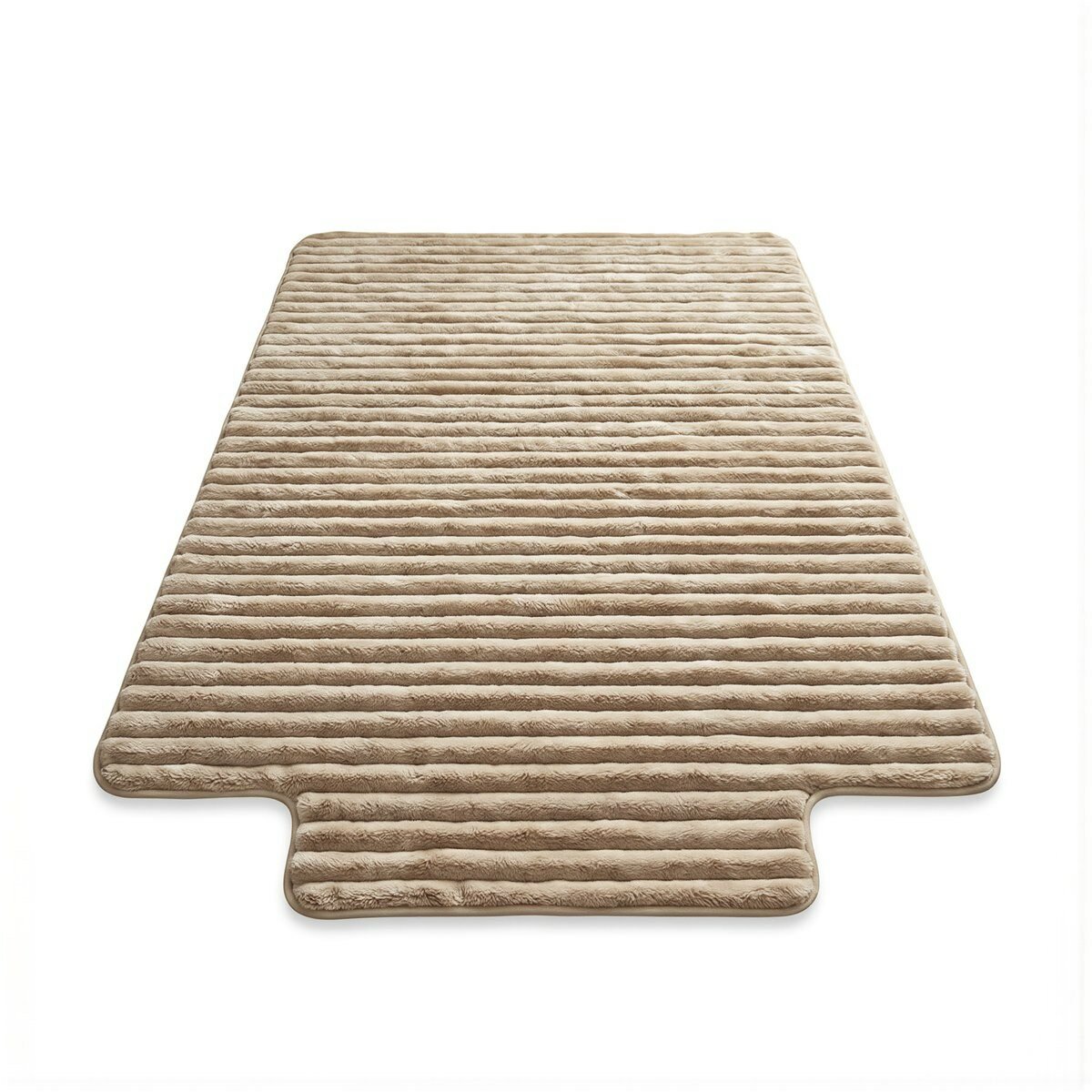 Плюшевая накидка на диван размером 70 на 120 см антискользящая теплая в розовом цвете полосатый узор, 70*70cm