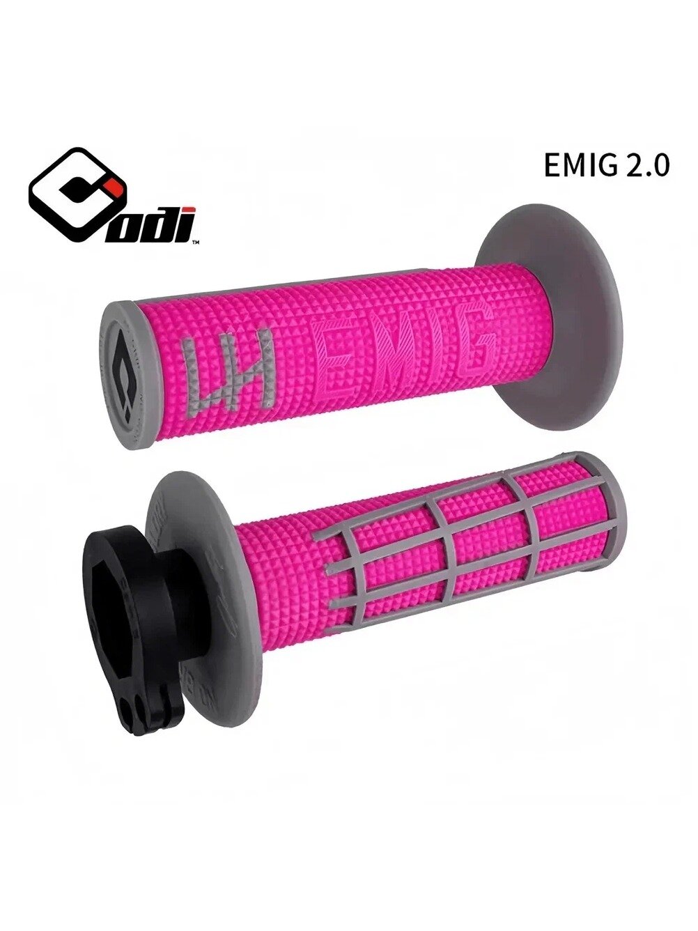 Ручки руля (грипсы) для питбайка, мопеда, скутера, мотоцикла ODI Emig 2.0 V2 Lock On MX Grips