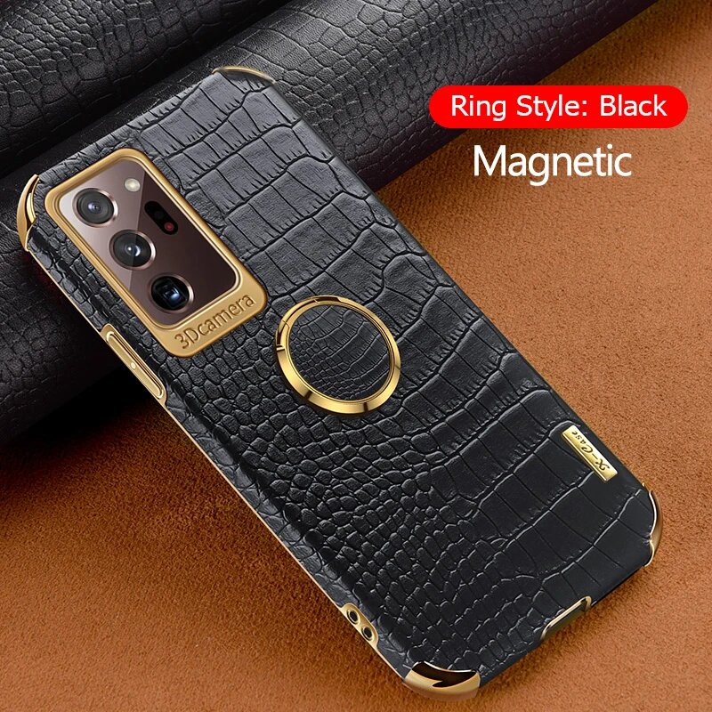 Чехол для телефона с крокодиловой текстурой для Черный, Black Magnetic Stand, For Galaxy A71 4G