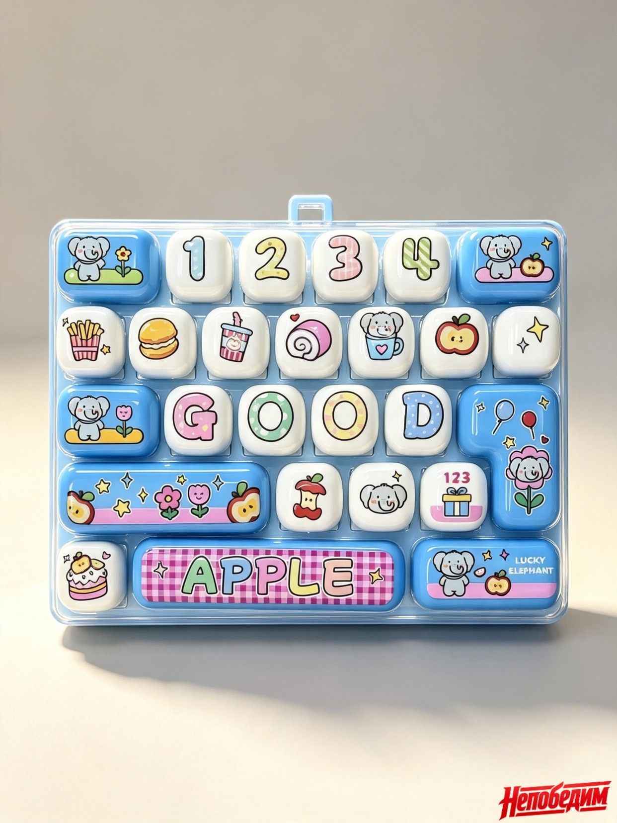Миниатюрная механическая клавиатура-игрушка из ABS, 13,6 10 см, для детей и коллекционеров