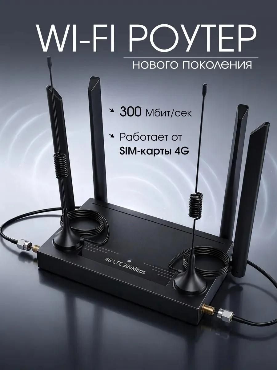 Модем роутер wi-fi с сим картой с усилителями