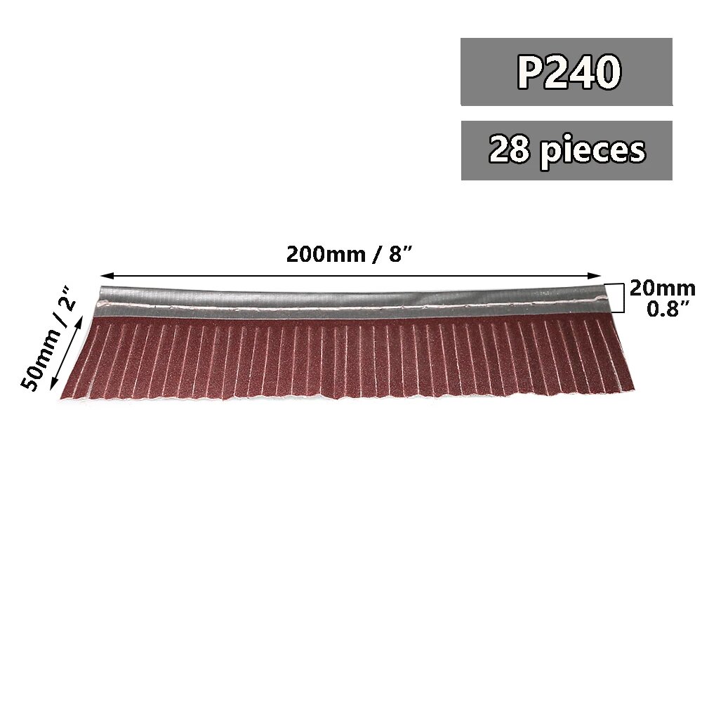 Полировальный круг из сизаля 200x220x25,4 мм для деревообработки 28 pcs P240