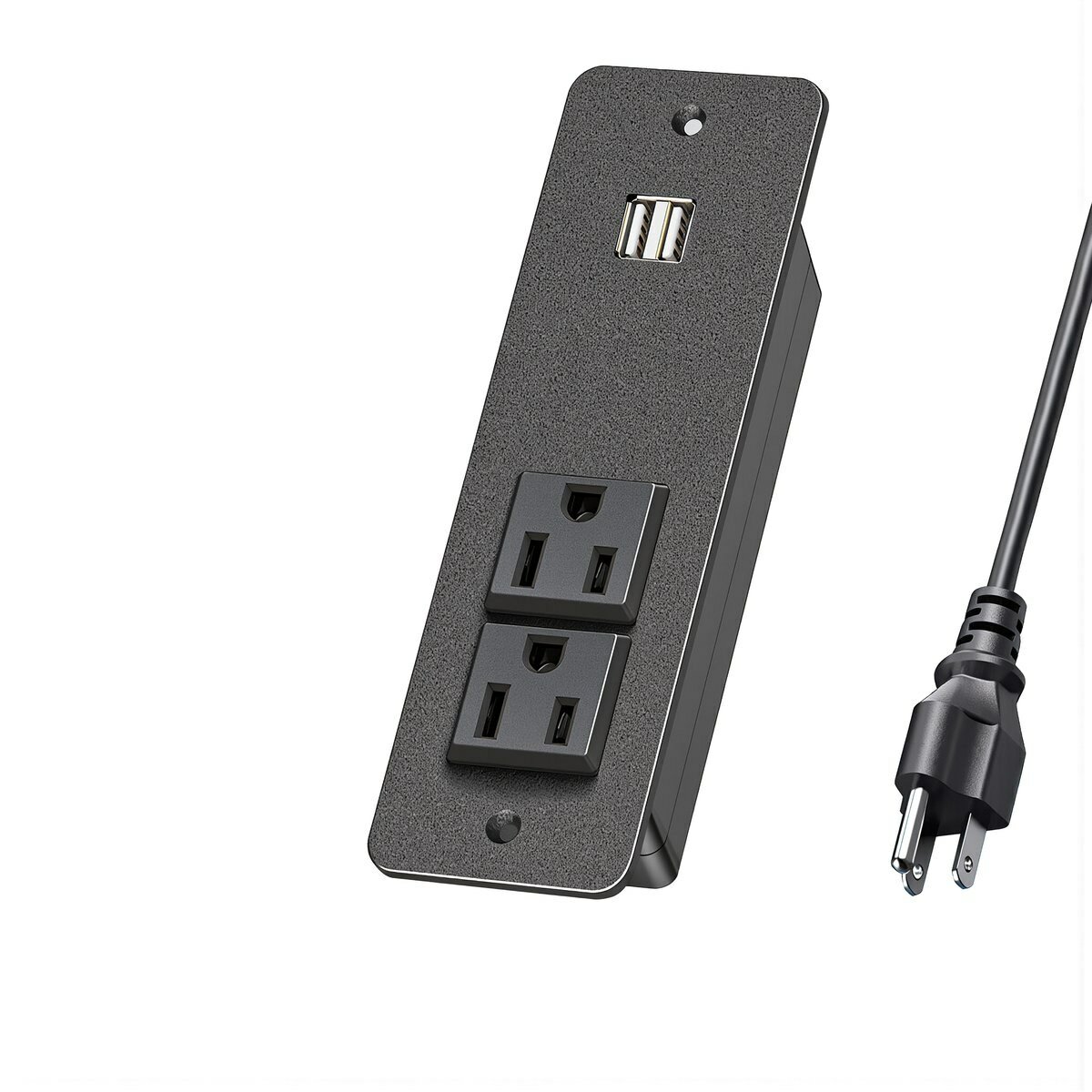 Розетка американского стандарта встраиваемая в мебель с портом USB для выдвижных ящиков кухонных шкафов винных шкафов два цвета черный и белый в комплекте