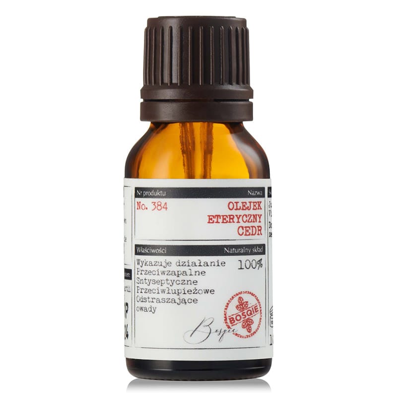 Эфирное масло Bosqie Essential Oil No.384 Натуральное эфирное масло - Кедровое 10 мл
