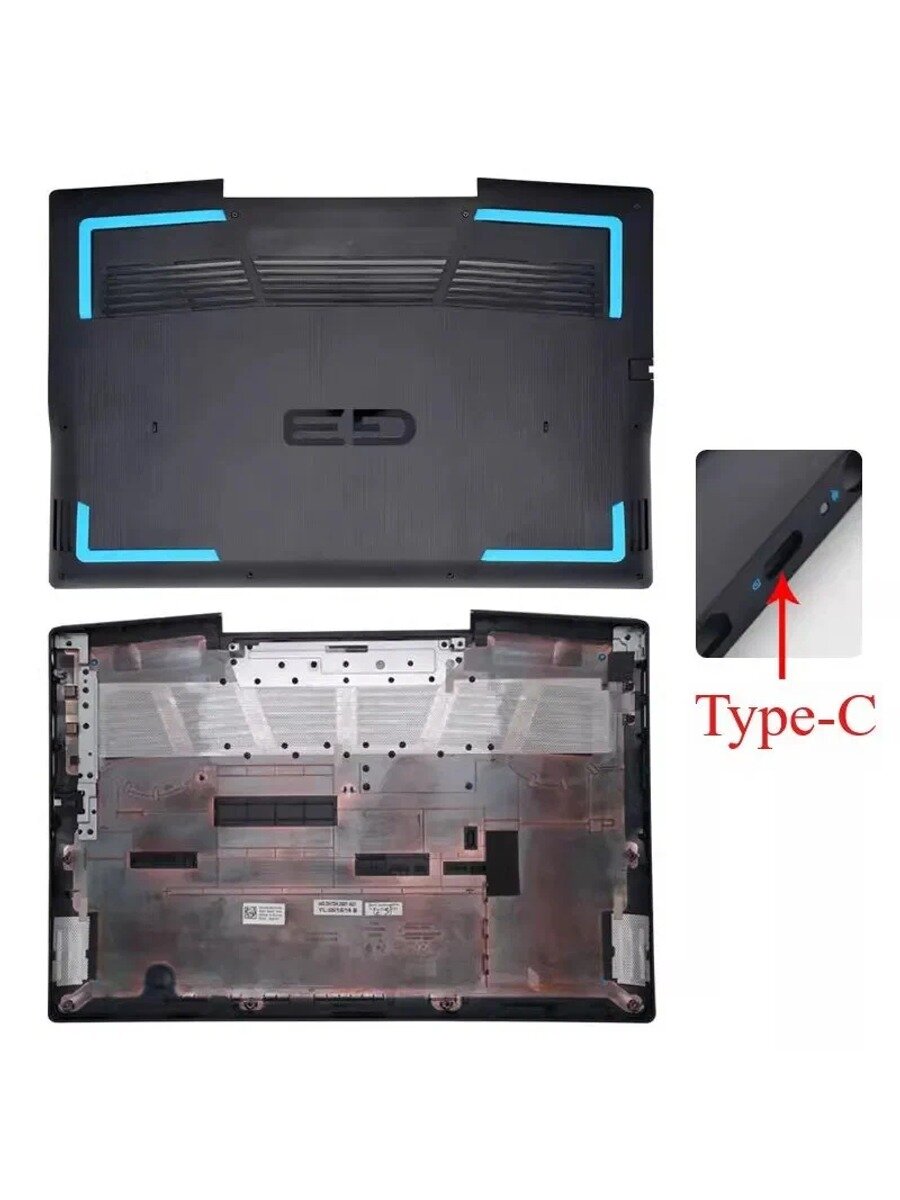Новый корпус ноутбука Dell G3 3590, P89F, G3 3500 (нижняя крышка)