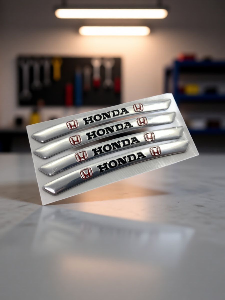 Эмблемы на диски Хонда/шильдик лого Honda металл (4шт)