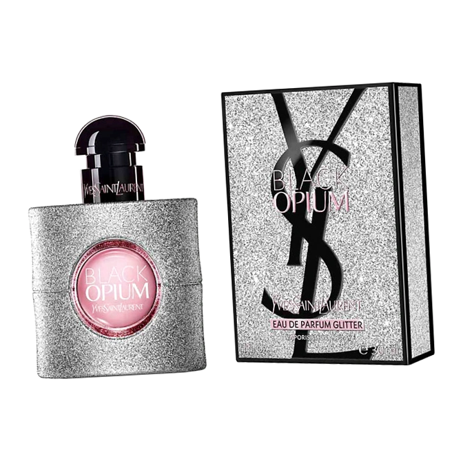 Парфюм Ysl Black Opium Glitter 30 мл женский - Ив Сен Лоран Блэк Опиум Глиттер