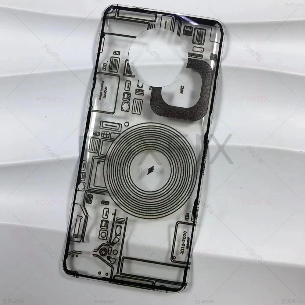 Задняя крышка аккумулятора для OnePlus 7T, замена прозрачной стеклянной крышки с Explorer No Lens