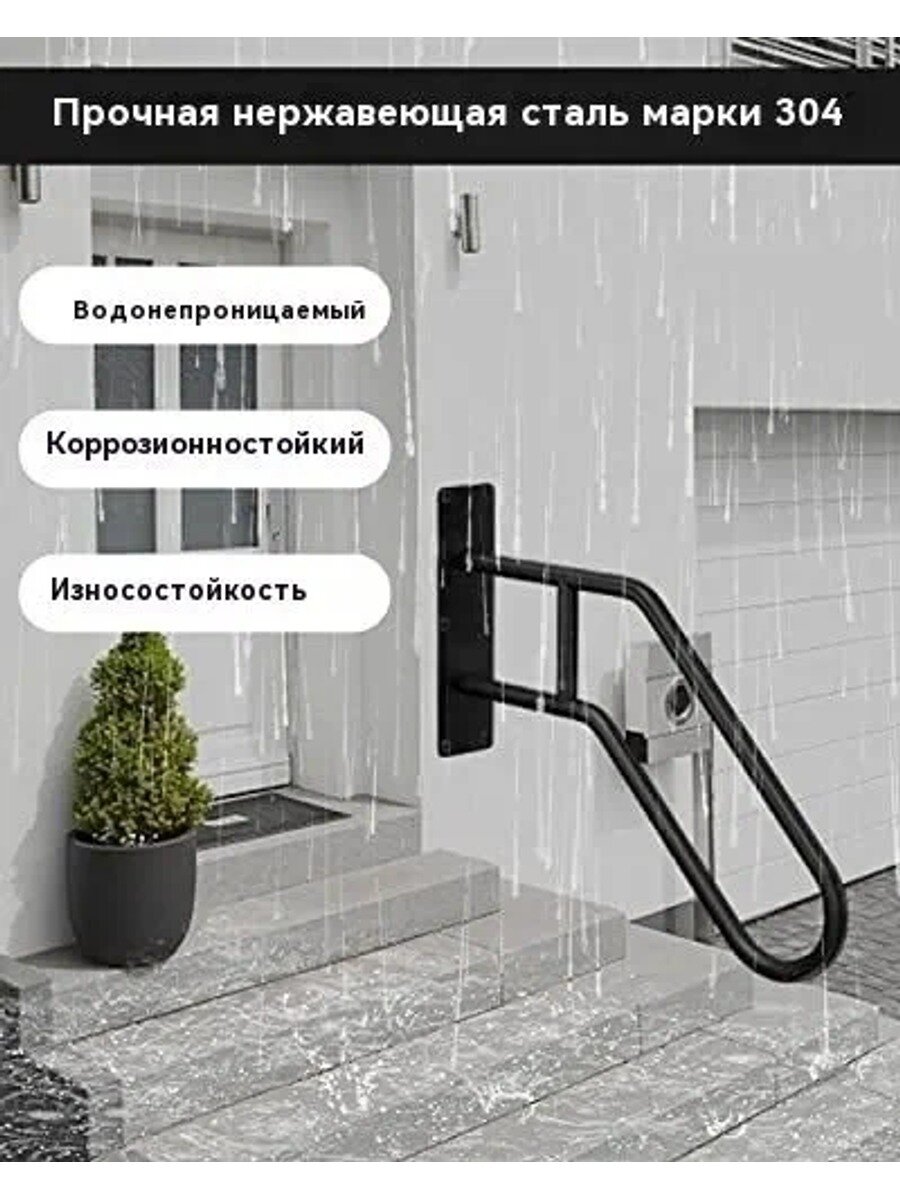 Перила/поручни, Толщина, мм 3, Единиц в одном товаре 1, Цвет Черный