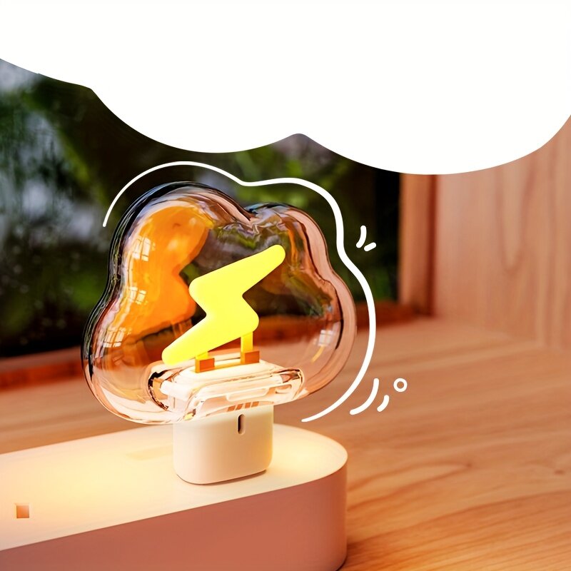 Портативная настольная USB-лампа с пластиковым абажуром, стиль «Молния», для чтения, работы за компьютером, путешествий и кемпинга