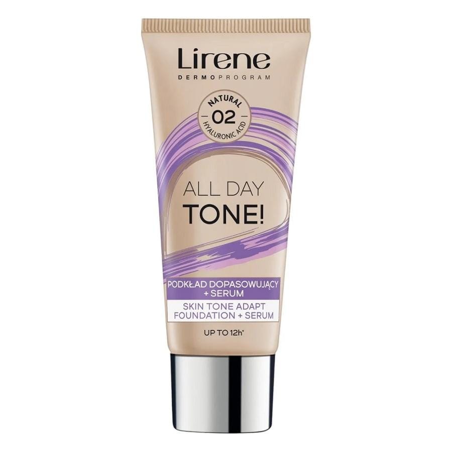 Тональный крем Lirene All Day Tone, 02 natural, 30 мл