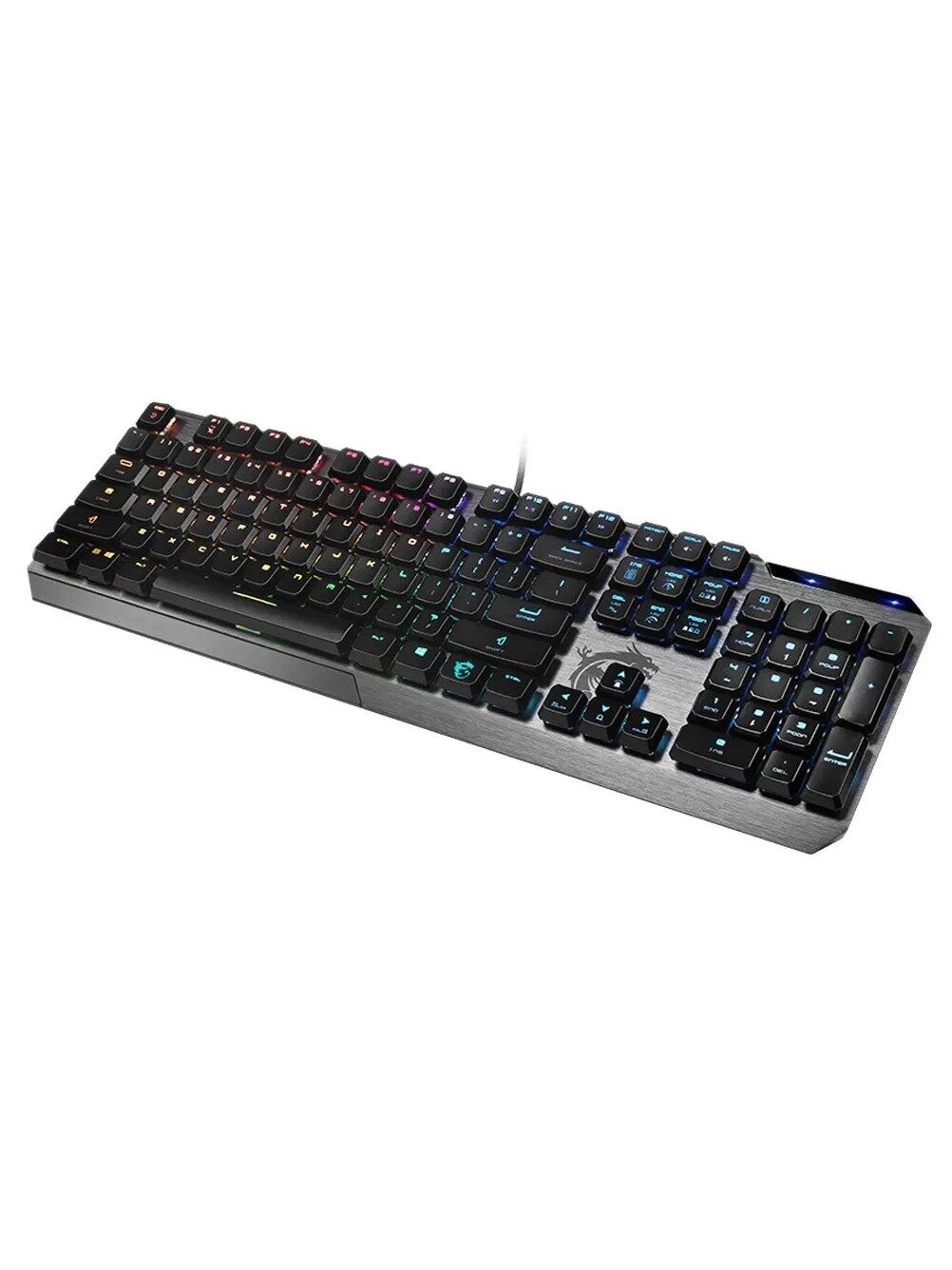 Игровая клавиатура проводная MSI VIGOR GK50 LOW PROFILE RU (S11-04RU225-GA7), (Kailh Low Profile), черный