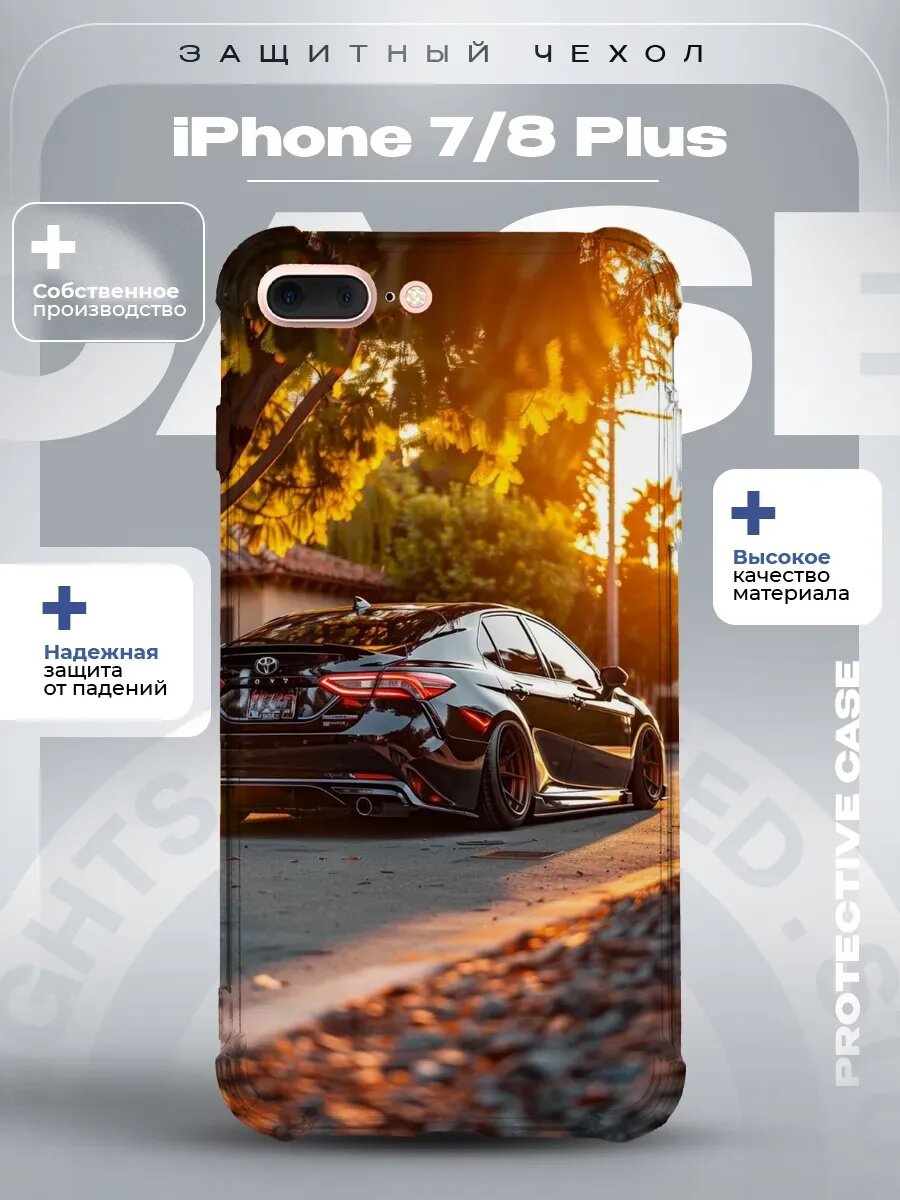 Чехол на iPhone 7,8 Plus с принтом камри