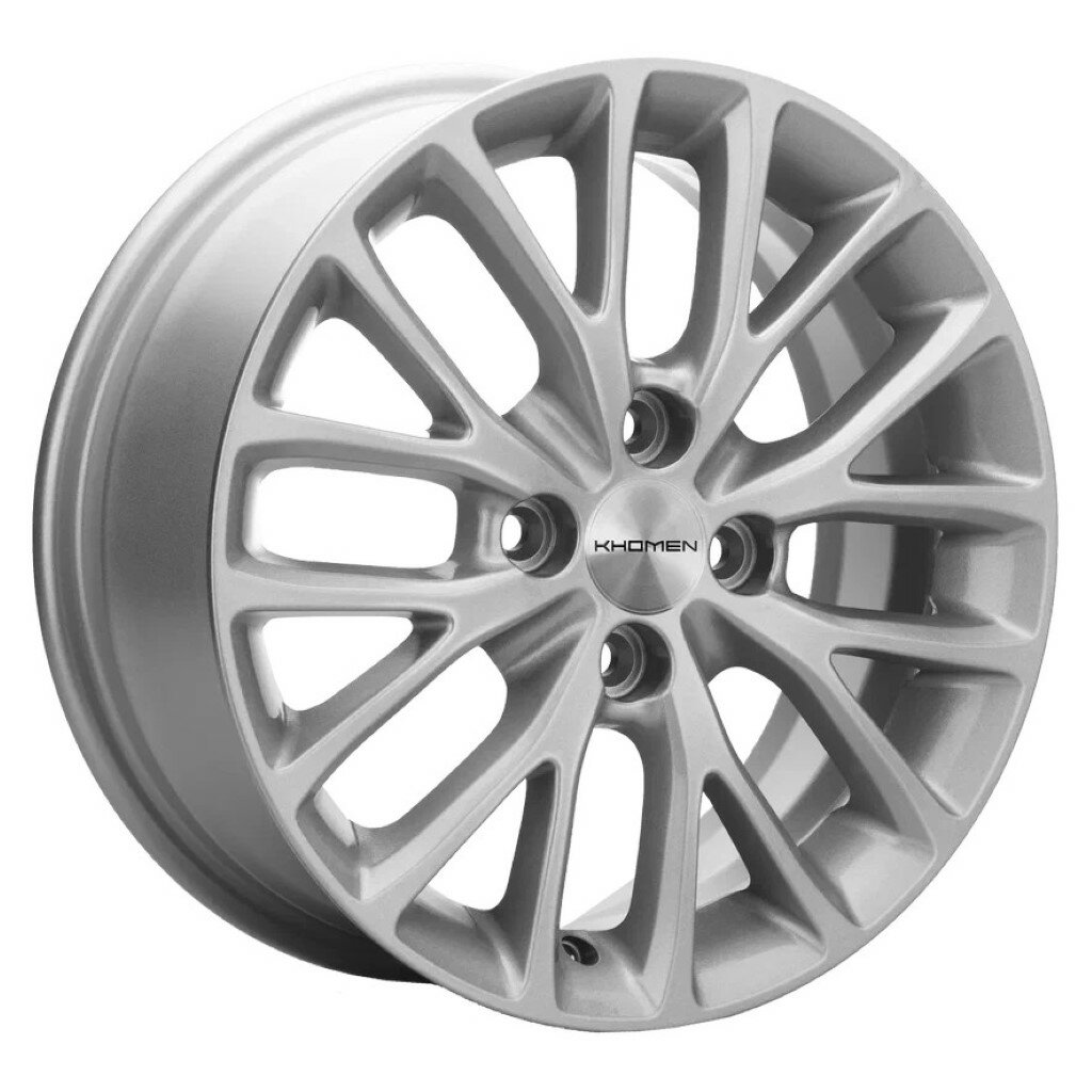 Диск 15 Khomen KHW1506 ZV Logan 6.0*15 4*100 ET40 D60.1 F-SILVER