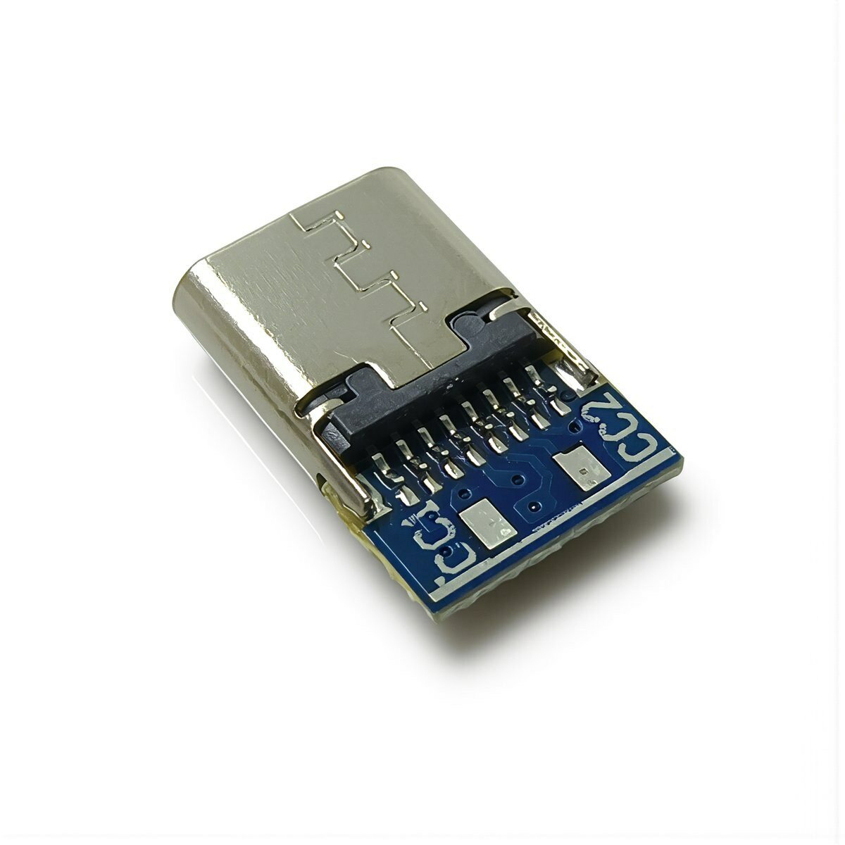USB Type-C разъем гнездо для пайки 6 паяльных площадок 5А 12В IP20 для изготовления кабелей тестовых плат электронных компонентов, TYPEC6 разъем для пайки, 5А